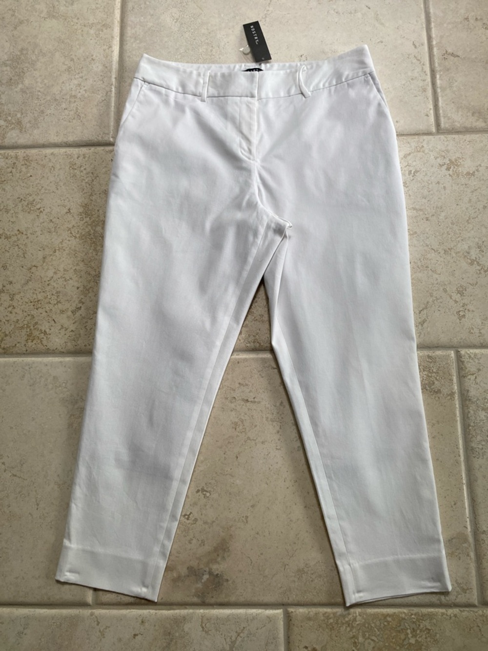 NDSTRY by ICO White Dress Pants Lined Size 14 Petite NEW WITH TAGS